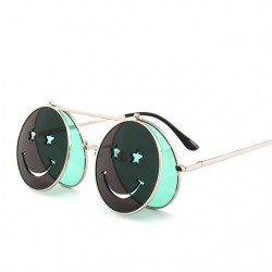 Steampunk Vintage Round Double Lens Sunglasses UnisexSunglasses