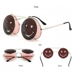 Steampunk Vintage Round Double Lens Sunglasses UnisexSunglasses