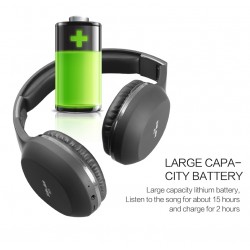 Salar S11 Wireless Headset Foldable Bluetooth Headphones With MicEar- & Headphones