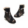 Mesh sandals boots with metal glamour decorationSandals