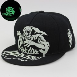 Fluorescent Glow In The Dark Baseball Cap UnisexHats & Caps