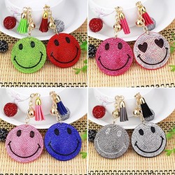Crystal Emoji Expression Keychain KeyringKeyrings
