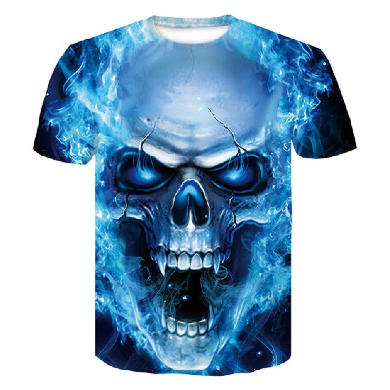 Men's 3D Skull T-ShirtT-shirts Men's 3D Skull T-ShirtT-shirts