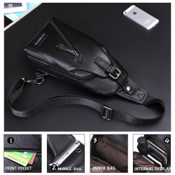 Men's Genuine Leather Crossbody BagBags