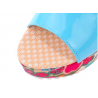 Flower pattern wedge heel sandalsSandals
