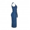 Jeans midi dress - with zipperDresses