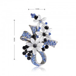 Vintage Turkish Flower Bowknot BroocheBrooches