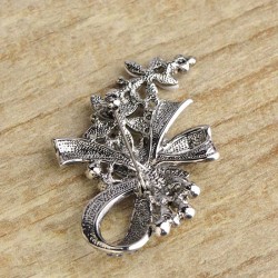 Vintage Turkish Flower Bowknot BroocheBrooches