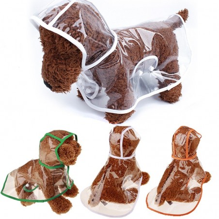Dog raincoat - transparentClothing & shoes