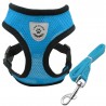 Puppy & dog breathable nylon mesh harness & leash setCollars & Leads