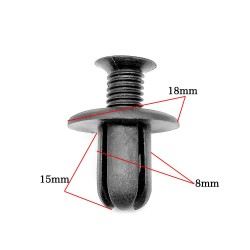 Universal car door trunk rack bumper expansion screws 100pcsInterior parts