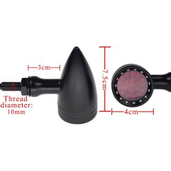 Vintage motorcycle led turn signal indicators 10mmTurning lights