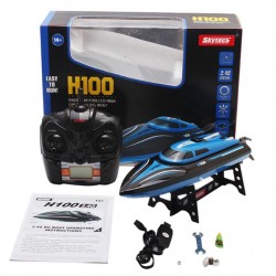 H100 2.4G 4CH electric RC boat with water cooling system LCD screenBoats