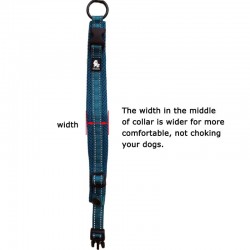 Dog pet adjustable reflective nylon collarCollars & Leads