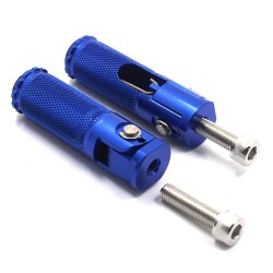 Universal motorcycle folding footrests rear pedals 2 pieces - BMW Honda Kawasaki YamahaFoot rests