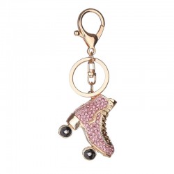 Crystal roller skates shoe keychain keyringKeyrings