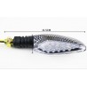 Universal 12V LED motorcycle waterproof amber light turn signal indicators 2 pcsTurning lights