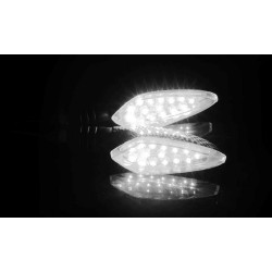 Universal 12V LED motorcycle waterproof amber light turn signal indicators 2 pcsTurning lights