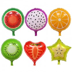 Fruit shape balloons birthday party decoration 6 pcsParty