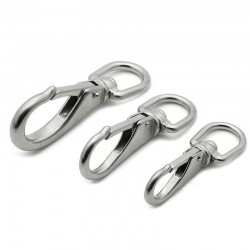 M4 multi-purpose swivel spring hook carabiner stainless steel 2 pcsOutdoor & Camping