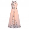 Chiffon floral print maxi dressDresses