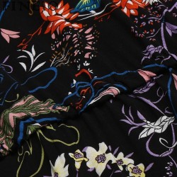 Floral print short dressDresses
