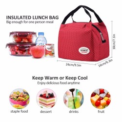 Portable thermal canvas lunch bagBags