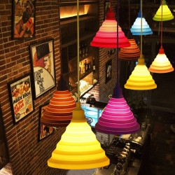 Silicone pendant light bulb holder lampshade E27Lights & lighting
