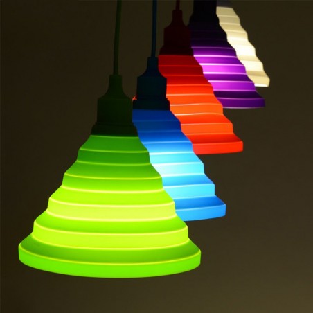 Silicone pendant light bulb holder lampshade E27Lights & lighting