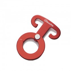 Multifunction outdoor camping aluminum rope hanger buckle 5 pcsTents