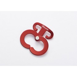 Multifunction outdoor camping aluminum rope hanger buckle 5 pcsTents