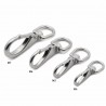 M4 multi-purpose swivel spring hook carabiner stainless steel 2 pcsOutdoor & Camping