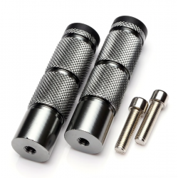 Universal motorcycle aluminum footrests 2 piecesFoot rests
