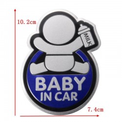 BABY IN CAR reflective 3D car sticker waterproofStickers
