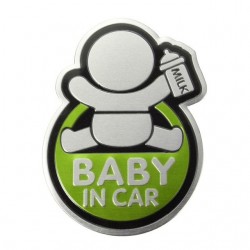 BABY IN CAR reflective 3D car sticker waterproofStickers