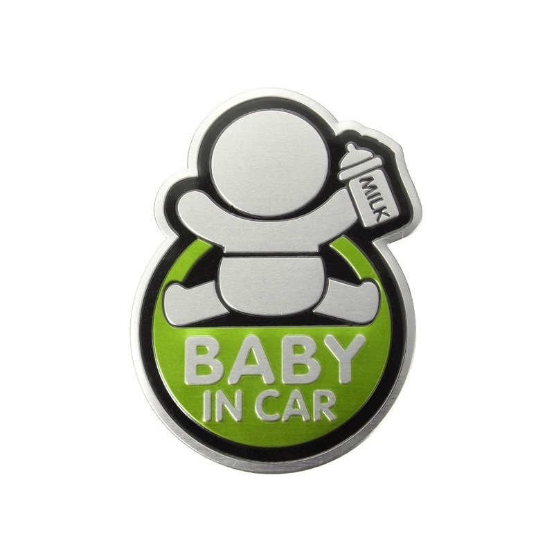 BABY IN CAR reflective 3D car sticker waterproofStickers