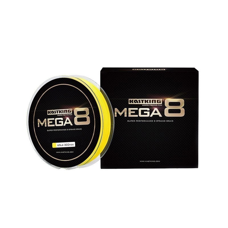 Mega8 super strong 274M 8 strands weaves PE braided fishing line rope multifilamentLines