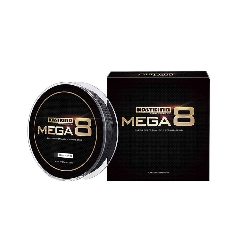 Mega8 super strong 274M 8 strands weaves PE braided fishing line rope multifilamentLines