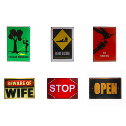 Vintage metal sign poster Free WifiPlaques & Signs