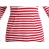 Striped hooded dress with pocketsDresses
