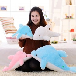 Luminous LED plush dolphin doll toy 45 cmCuddly toys
