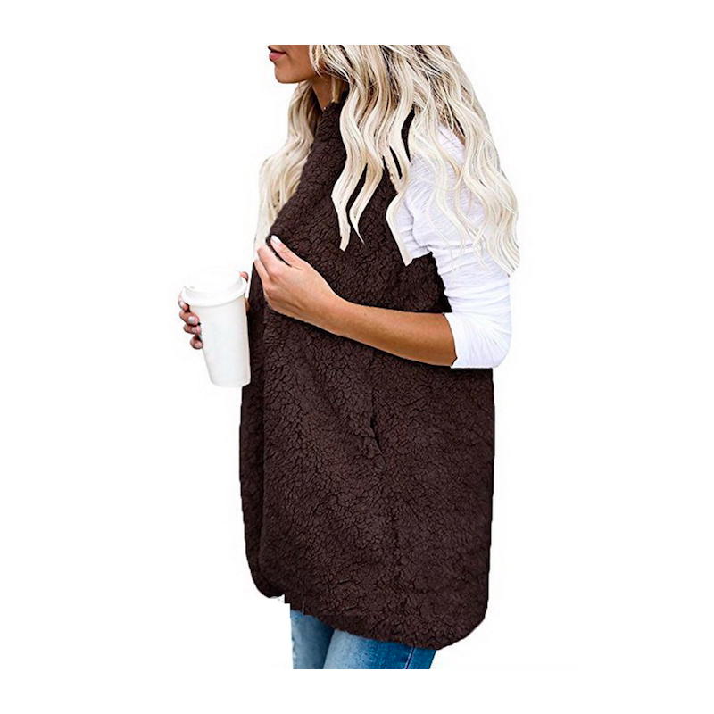 Fur vest - hooded body warmer - jacketJackets Fur vest - hooded body warmer - jacketJackets