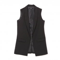 Elegant sleeveless coat vestJackets
