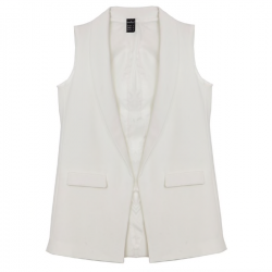 Elegant sleeveless coat vestJackets