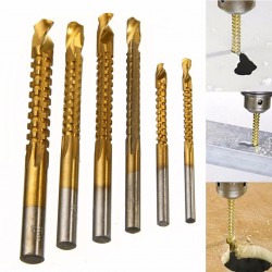 HSS 3 - 8mm titanium coated drill bits 6 pcsBits & drills