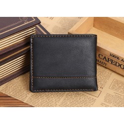Leather men's wallet purse - zipper and credit card slotsWallets