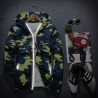 Camouflage hooded jacket windbreaker unisexJackets