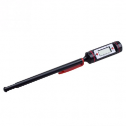 Digital food thermometer - stainless steel - for baking - cooking - meatBakeware