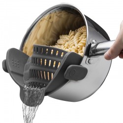 Pot & pan & bowl silicone funnel strainerKitchen