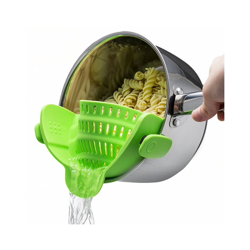 Pot & pan & bowl silicone funnel strainerKitchen